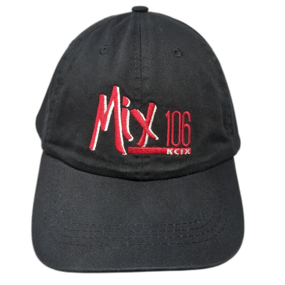 Mix 106 Idaho Foot & Ankle Associates Slideback Baseball Cap Black One Size AMC